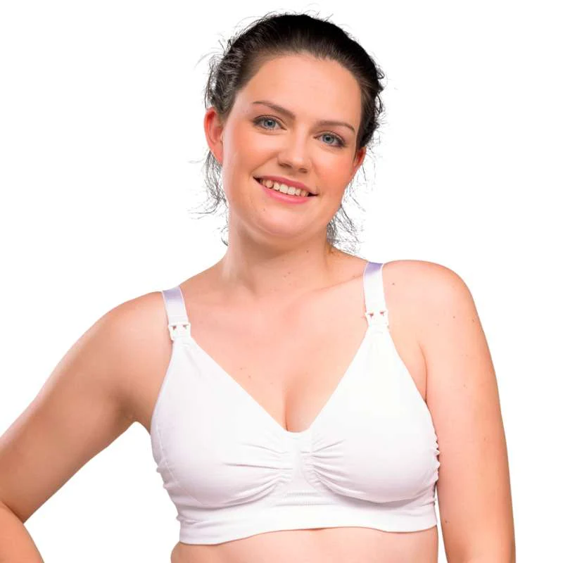 Carriwell New Mum Carri-Gel Nursing Bra Seamless - white  - Image 8