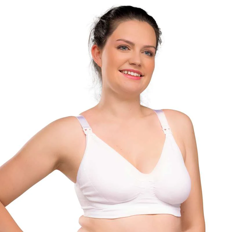 Carriwell New Mum Carri-Gel Nursing Bra Seamless - white  - Image 9
