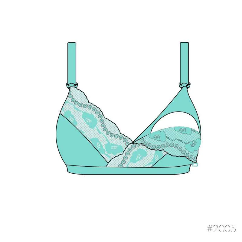 Carriwell New Mum Nursing Bra Lace Drop Cup - white  - Image 8