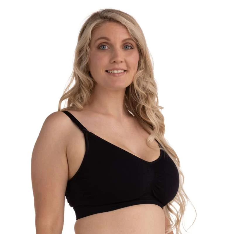 Carriwell New Mum Nursing Bra seamless - black  - Image 2