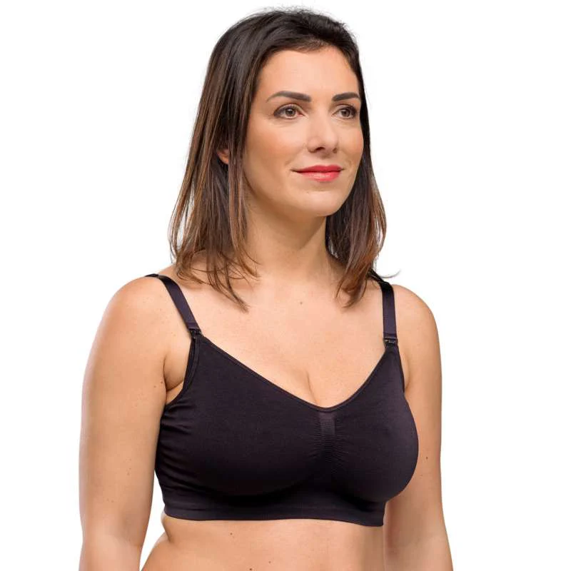 Carriwell New Mum Nursing Bra seamless - black  - Image 8