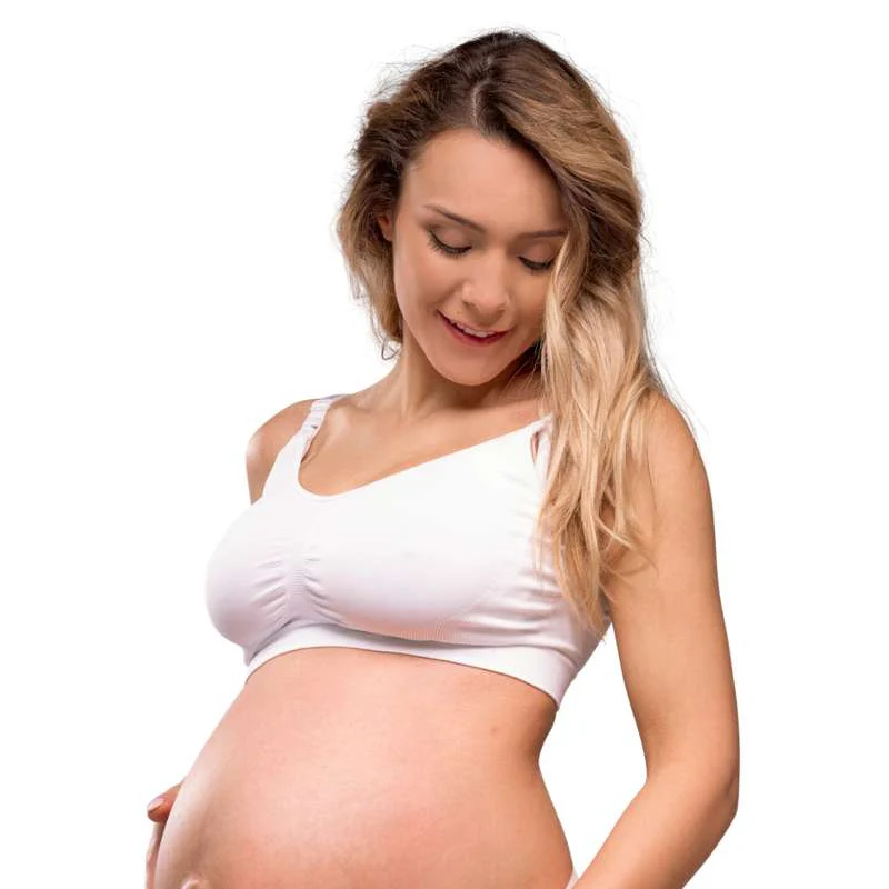 Carriwell New Mum Nursing Bra Seamless - white  - Image 13