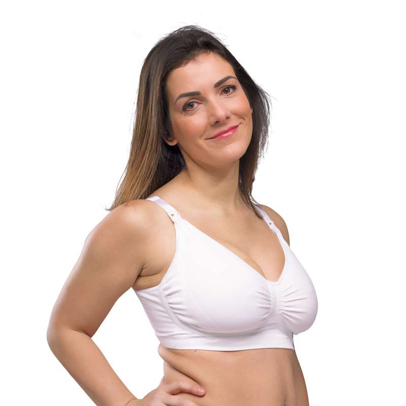 Carriwell New Mum Nursing Bra Seamless - white  - Image 4
