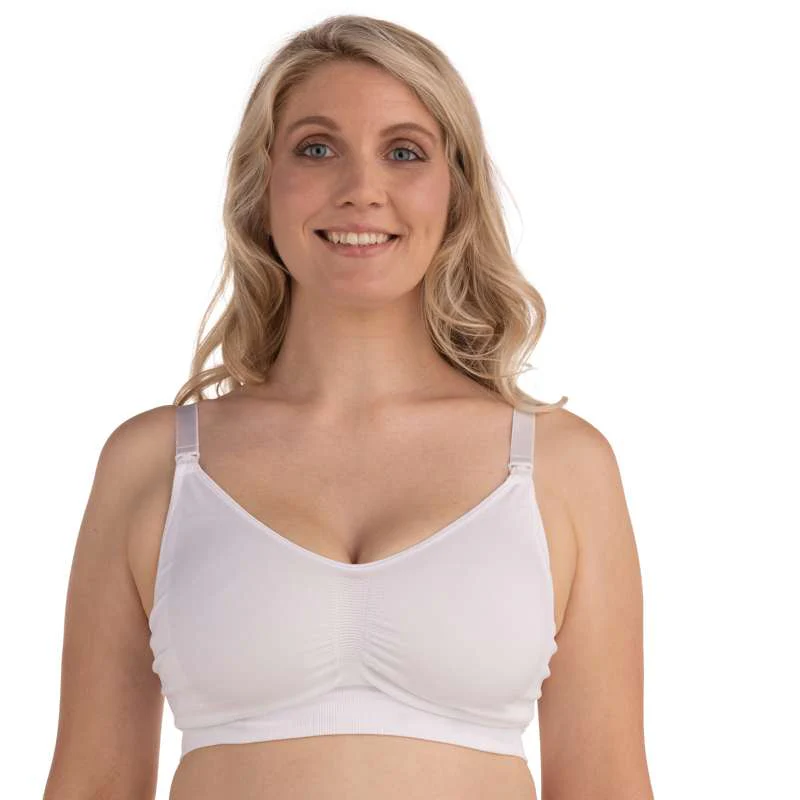 Carriwell New Mum Nursing Bra Seamless - white  - Image 6