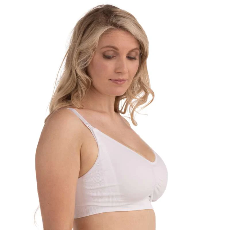 Carriwell New Mum Nursing Bra Seamless - white  - Image 7
