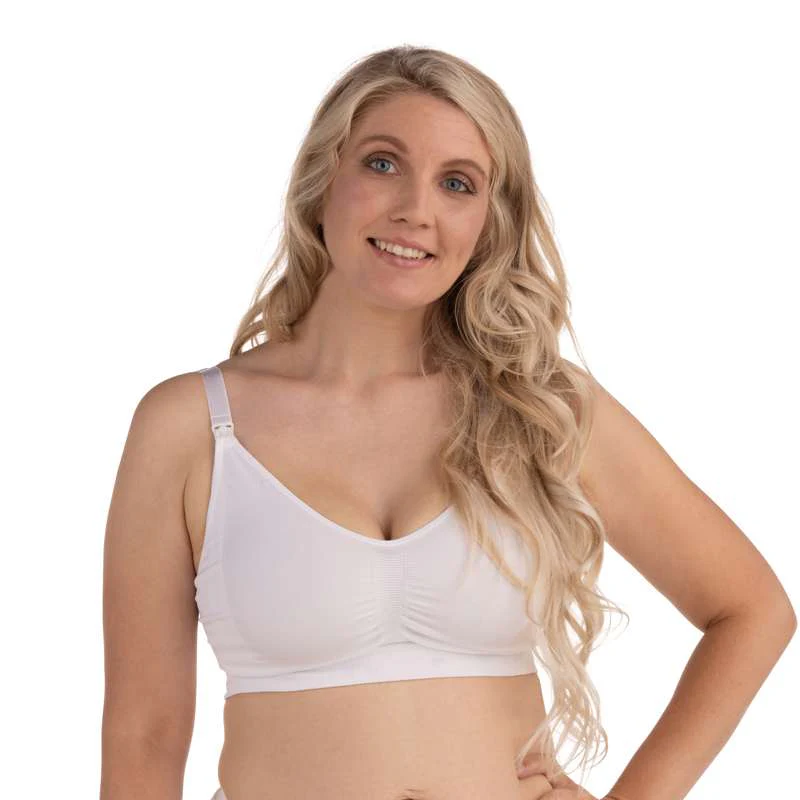 Carriwell New Mum Nursing Bra Seamless - white  - Image 8