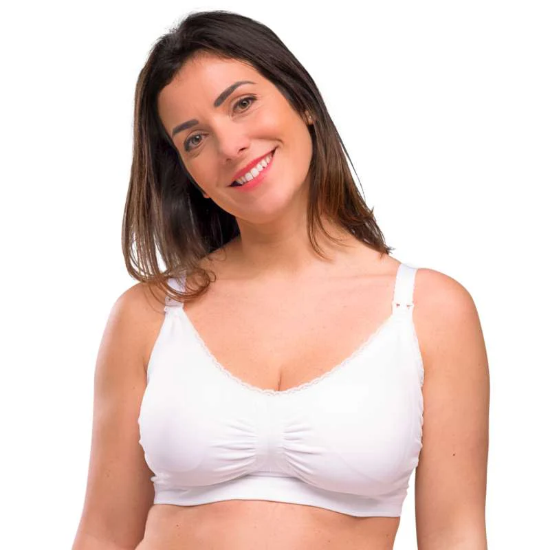 Carriwell New Mum Padded Carri-Gel nursing bra - white  - Image 8