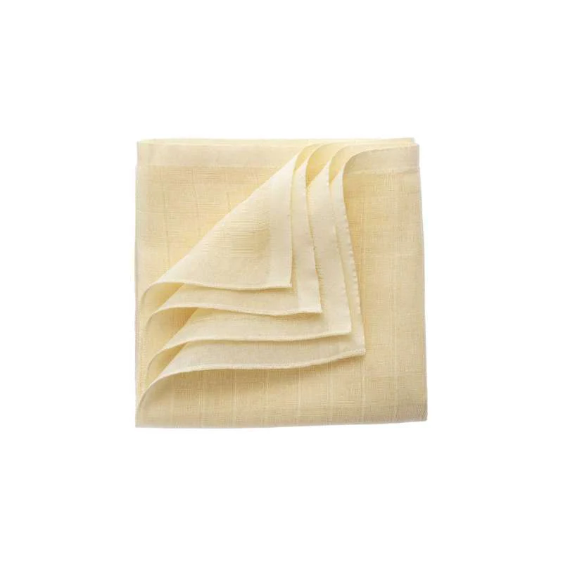 Disana Muslin Stofbleer/Minisvøb - 5 stk. - 80x80cm. - Natural - Image 2