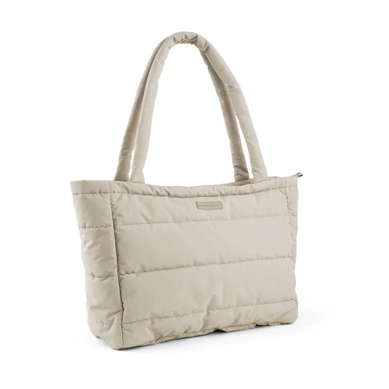 Done By Deer Quilted Puzzle Tote Bag - Sand  - Image 3
