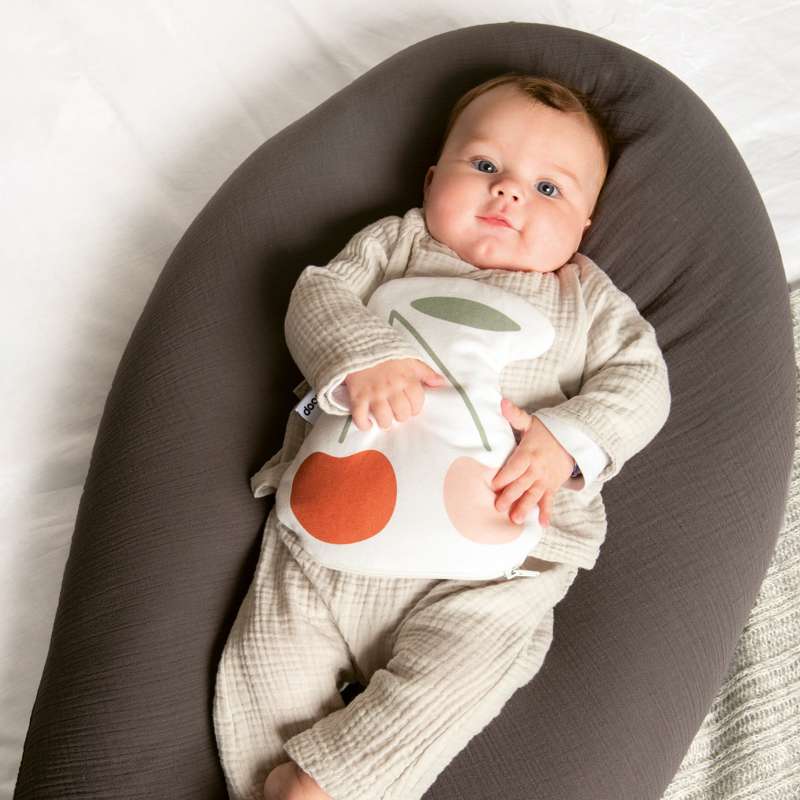 Doomoo Nursing/Pregnancy Pillow - Muslin - Gray  - Image 3