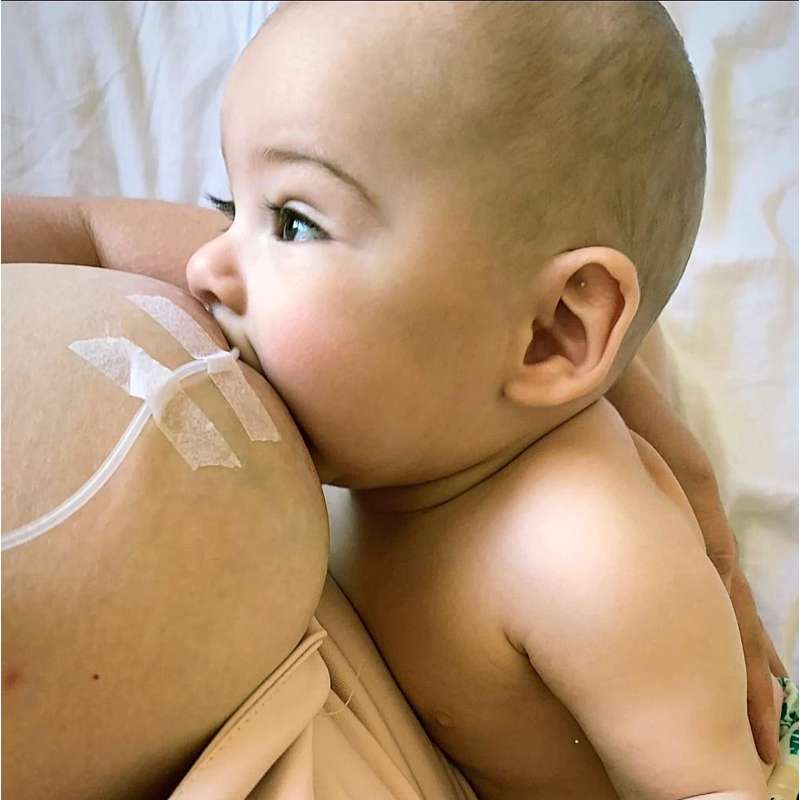Haakaa Breastfeeding Stimulating SNS System - including Silicone Bag for Milk  - Image 10