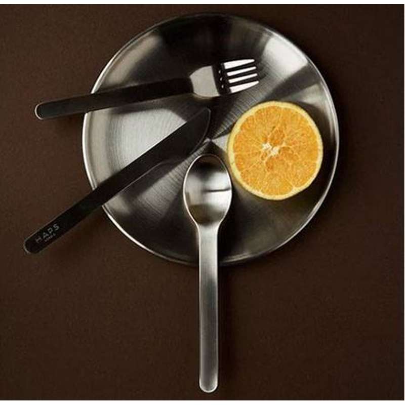 HAPS Nordic Picnic Plate - Stainless Steel - 4-Pack - Image 2