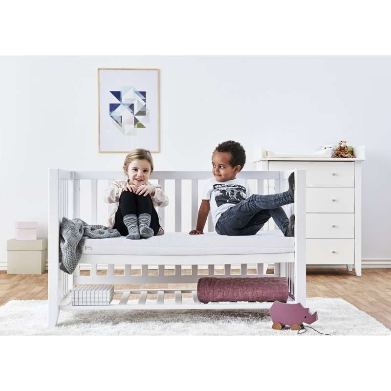 Hoppekids ANTON - Baby bed incl. ECO Dream Mattress - 60x120 cm. - White  - Image 7