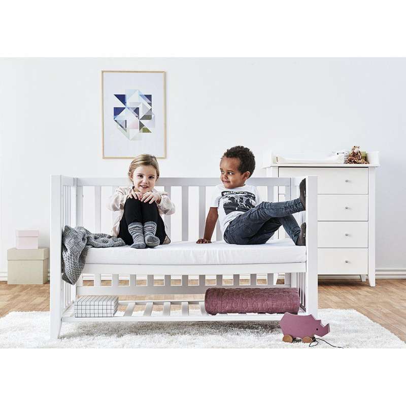 Hoppekids ANTON - Baby crib - 60x120 cm. - White  - Image 13