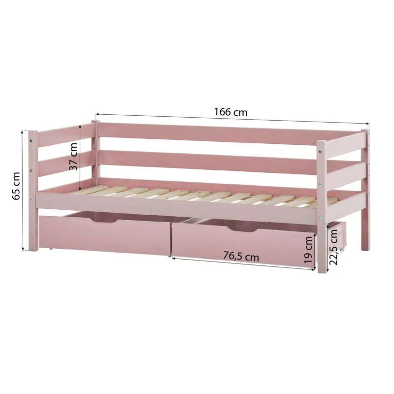 Hoppekids Drawer set on wheels - 2 pcs. - Several sizes - Pale Rose  - Image 14