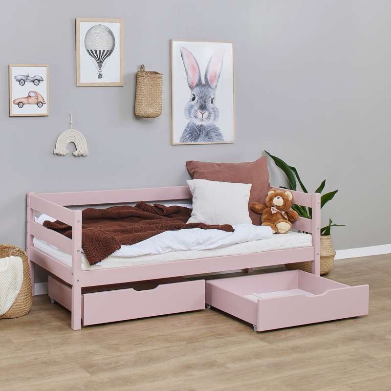 Hoppekids Drawer set on wheels - 2 pcs. (Multiple sizes) - Pale Rose  - Image 19
