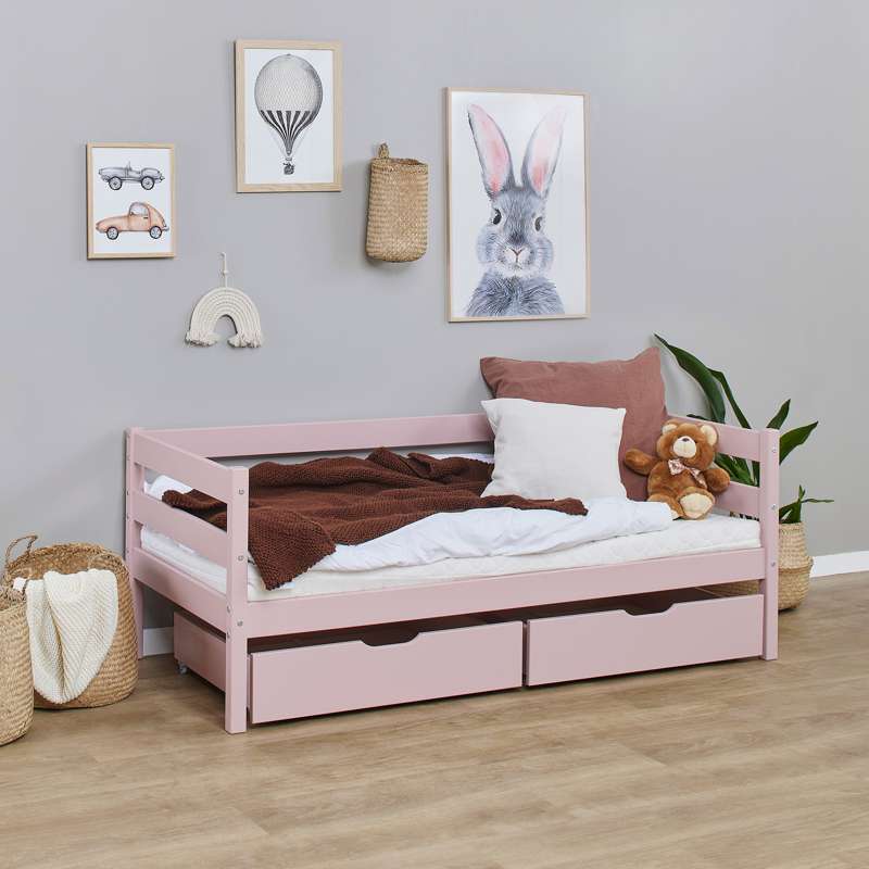 Hoppekids Drawer set on wheels - 2 pcs. (Multiple sizes) - Pale Rose  - Image 2