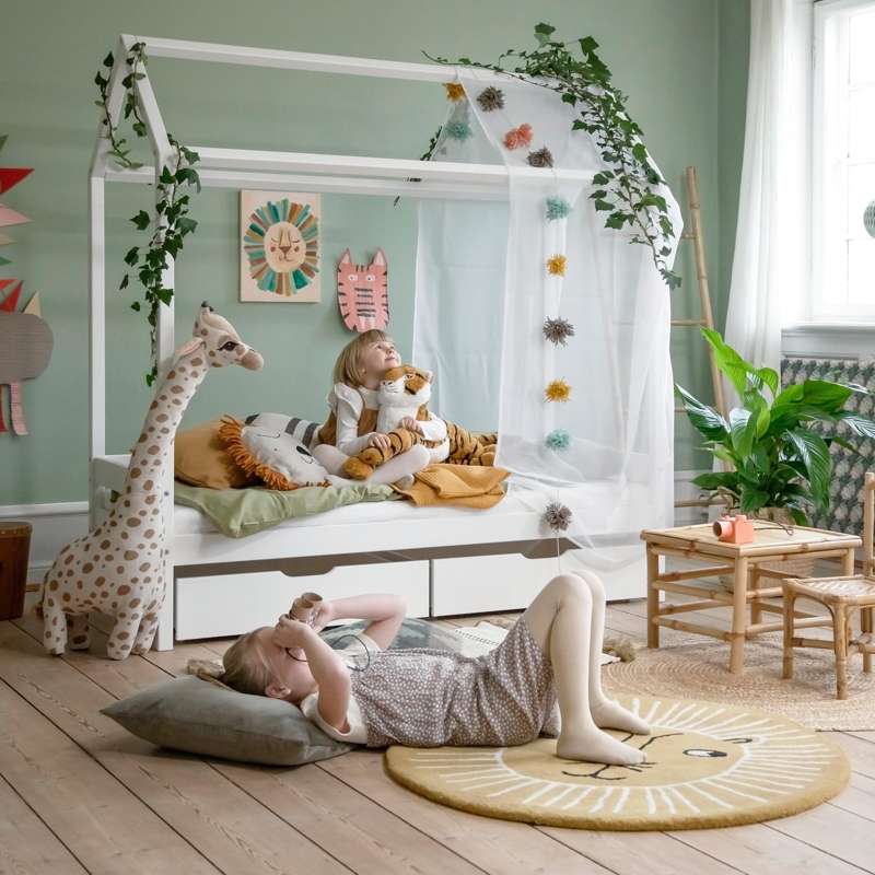 Hoppekids ECO Comfort - House bed - 70x160 cm. - White  - Image 3