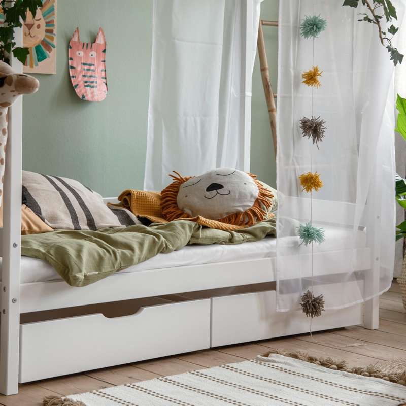 Hoppekids ECO Comfort - House bed - 70x160 cm. - White  - Image 4