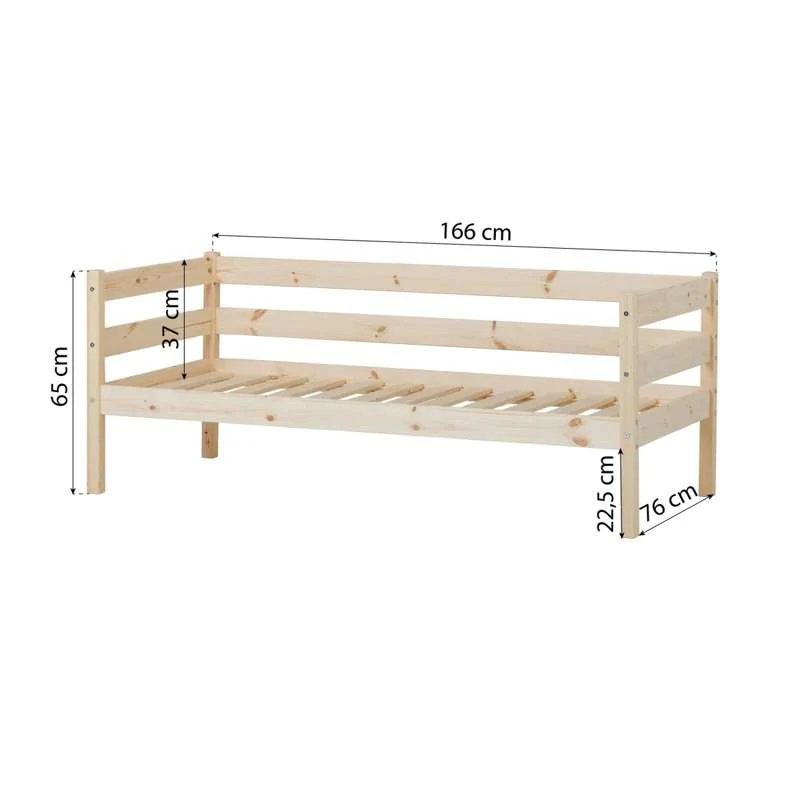 Hoppekids ECO Comfort - Junior bed - 70x160 cm. - Natural  - Image 2