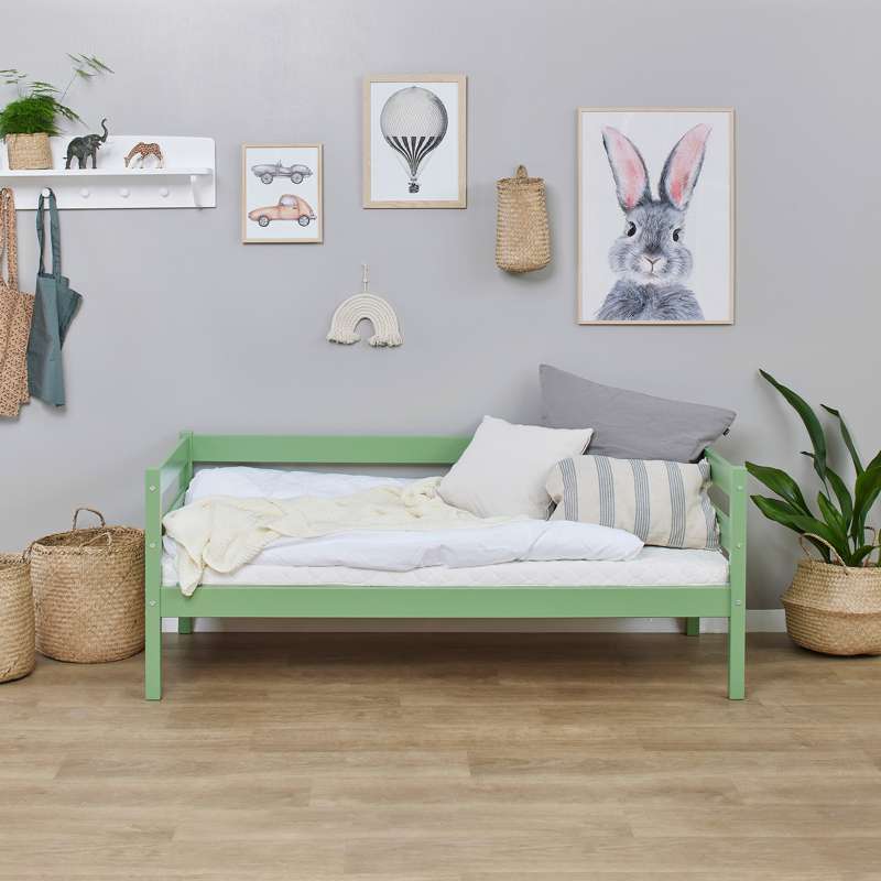 Hoppekids ECO Comfort - Junior bed - 70x160 cm. - Pale Green  - Image 2