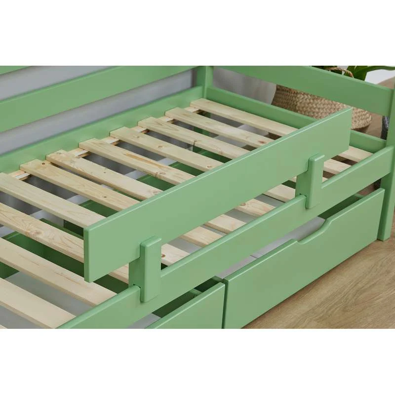 Hoppekids ECO Comfort - Junior bed - 70x160 cm. - Pale Green  - Image 4