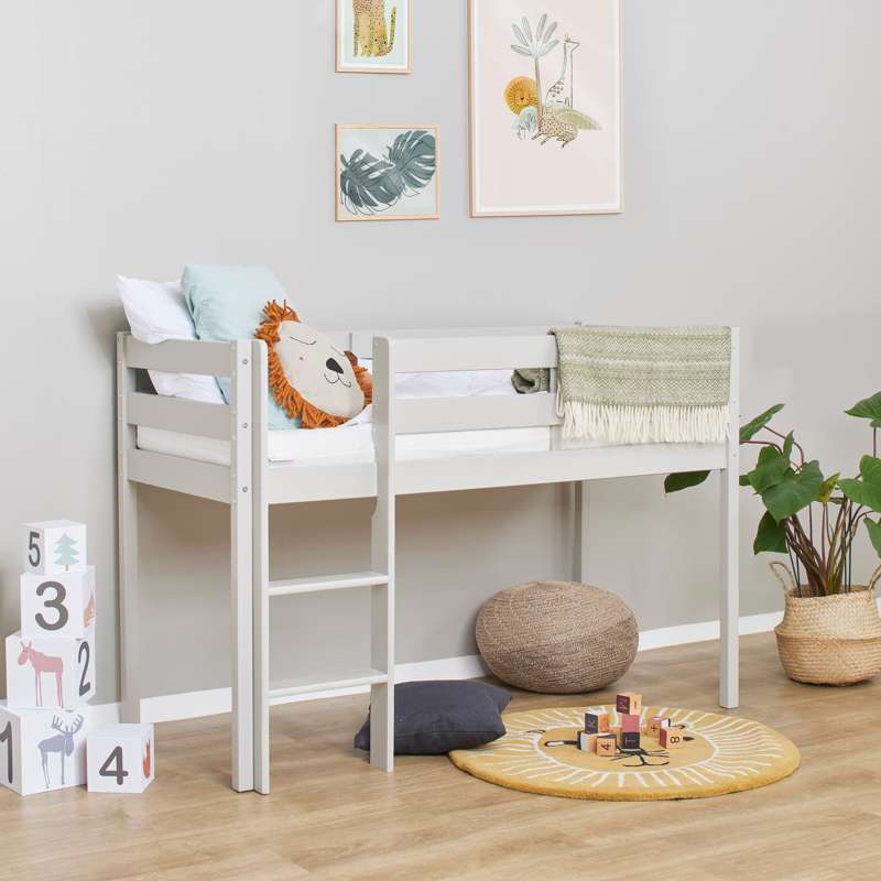 Hoppekids ECO Comfort - Mid sleeper bed - More Sizes - Dove Grey  - Image 2