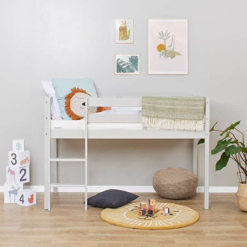 Hoppekids ECO Comfort - Mid sleeper bed - More Sizes - Dove Grey  - Image 4