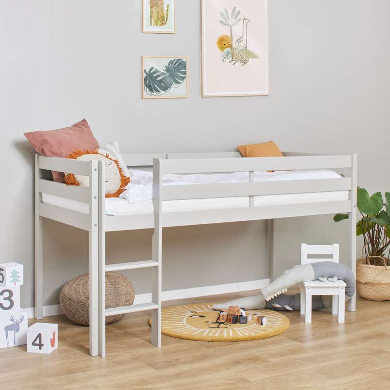Hoppekids ECO Comfort - Mid sleeper bed - More Sizes - Dove Grey  - Image 7