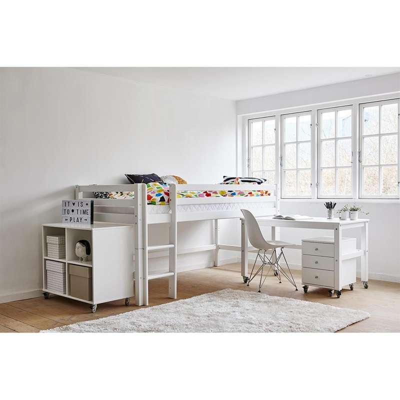 Hoppekids ECO Dream - Mid sleeper bed - Divisible - Multiple Sizes - White  - Image 4
