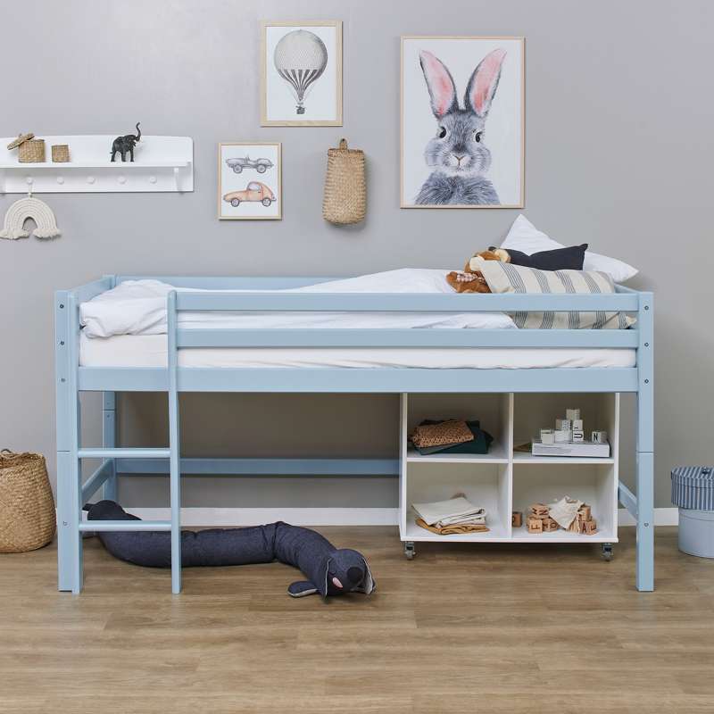 Hoppekids ECO Dream - Halvhøj Modul - 90x200 - Dream Blue - Image 3
