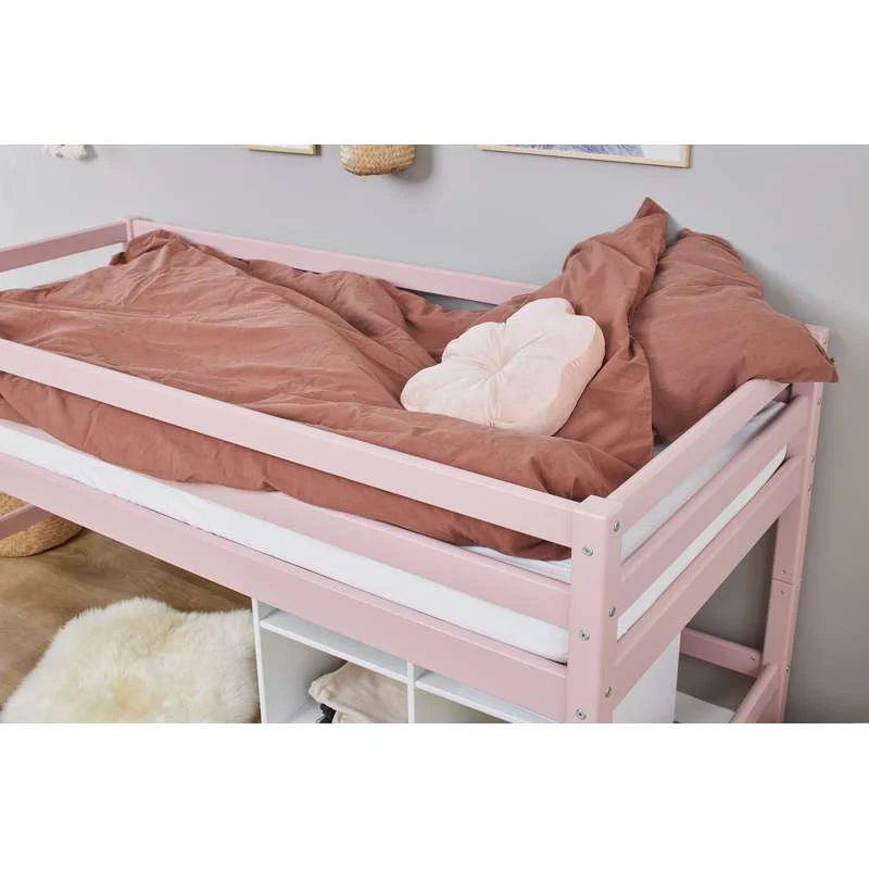Hoppekids ECO Dream - Halvhøj Modul - 90x200 - Pale Rose - Image 5