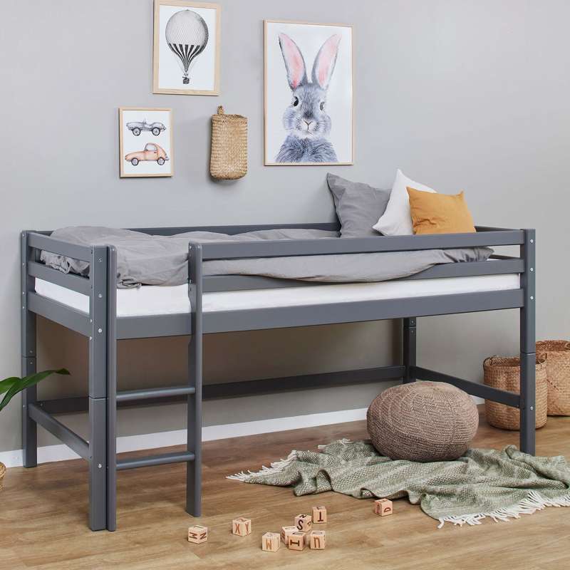 Hoppekids ECO Dream - Halvhøj Modul - 90x200 - Smoked Pearl - Image 3