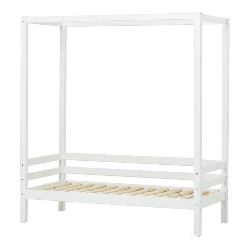 Hoppekids ECO Dream - Four poster bed - Divisible - Multiple Sizes - White 