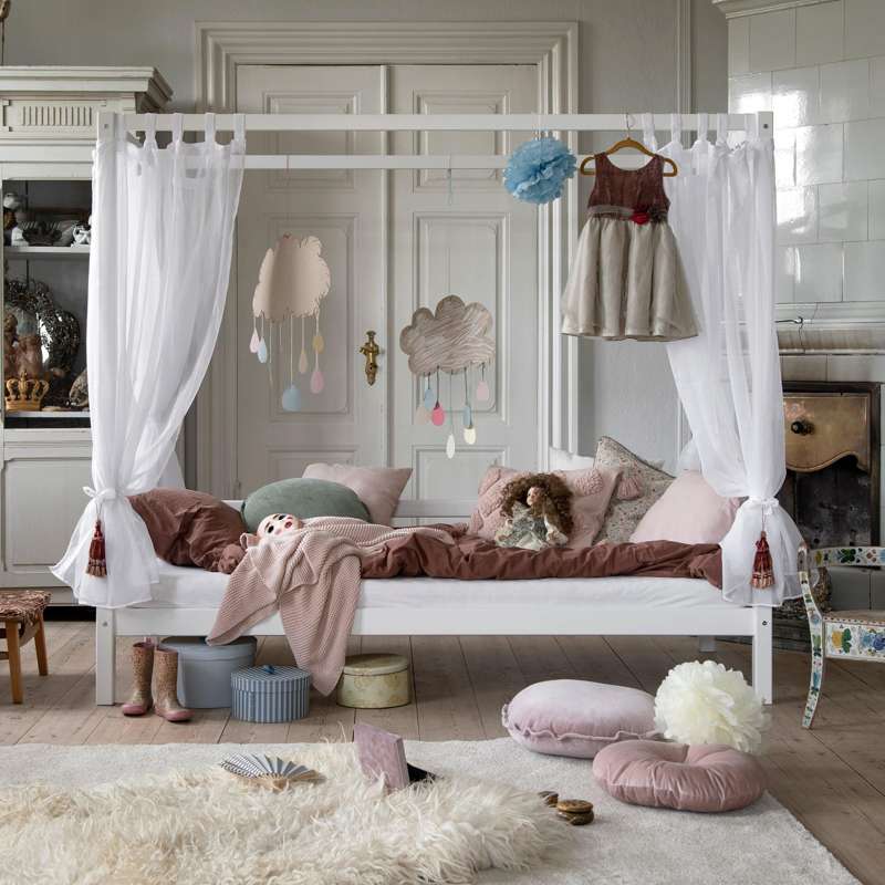 Hoppekids ECO Dream - Four poster bed - Divisible - Multiple Sizes - White  - Image 2