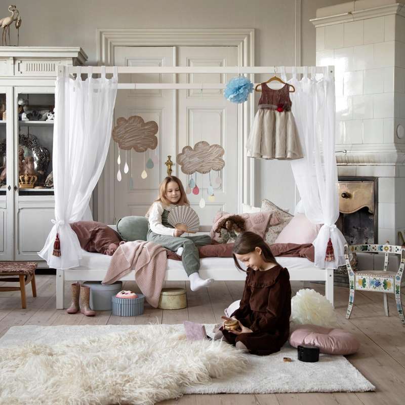 Hoppekids ECO Dream - Four poster bed - Divisible - Multiple Sizes - White  - Image 3
