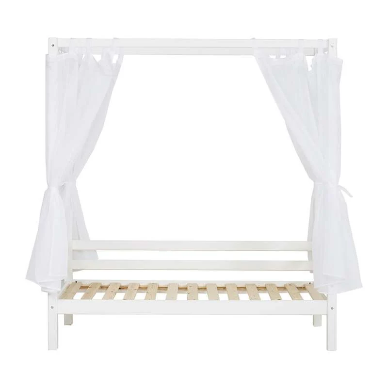 Hoppekids ECO Dream - Four poster bed - Divisible - Multiple Sizes - White  - Image 7