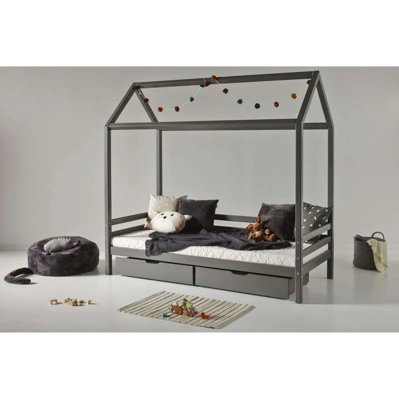 Hoppekids ECO Dream - Husseng Modul - 90x200 cm. - Smoked Pearl - Image 3