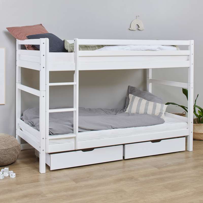 Hoppekids ECO Dream - Loft bed - 150 cm. - 90x200 cm. - White  - Image 12