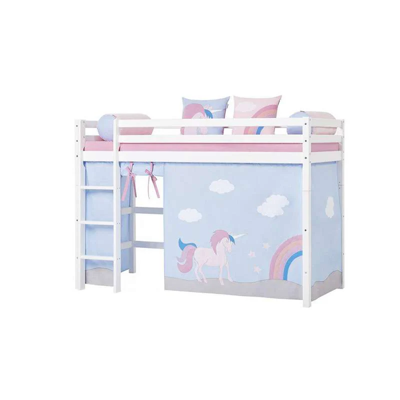 Hoppekids ECO Dream - Modul til Mellemhøj Seng - 90x200 cm. - Hvid - Image 4
