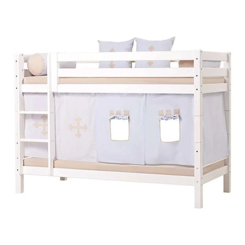 Hoppekids ECO Luxury - Loft bed 150 cm. - 90x200 cm. - Flexible slatted base - White  - Image 3