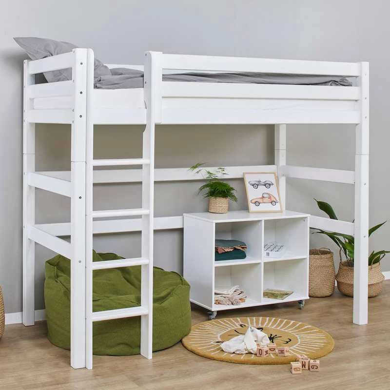 Hoppekids ECO Luxury - Loft bed - 90x200 cm. - White  - Image 2