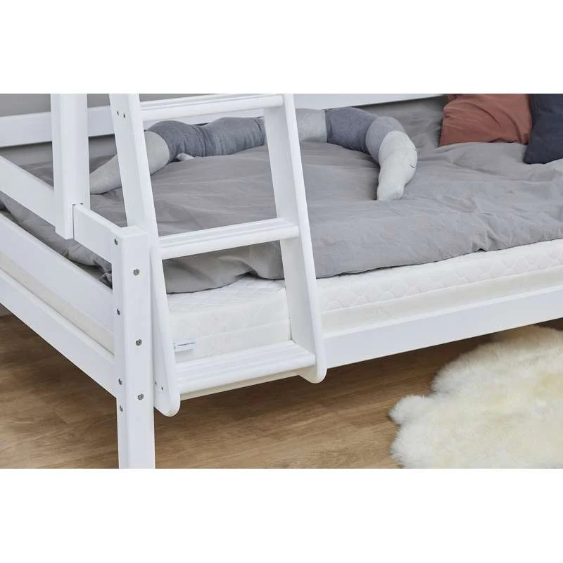 Hoppekids ECO Luxury - Skrå Stige til Køjeseng - Hvid - Image 6