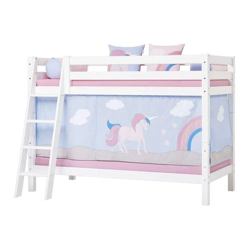 Hoppekids ECO Luxury - Skrå Stige til Mellemhøj- og Køjeseng - Hvid - Image 3