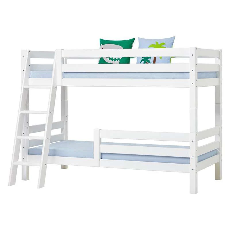 Hoppekids ECO Luxury - Skrå Stige til Mellemhøj- og Køjeseng - Hvid - Image 4