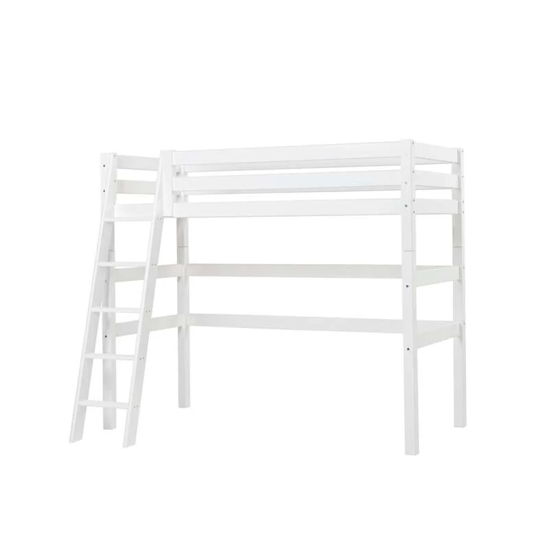 Hoppekids ECO Luxury - Stige til Højseng - Skrå - Hvid - Image 8