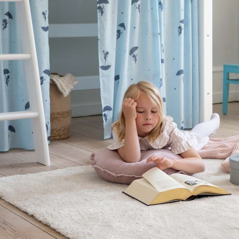 Hoppekids Forhæng til Mellemhøj Seng - OLE LUKOIE - Blå - Image 5
