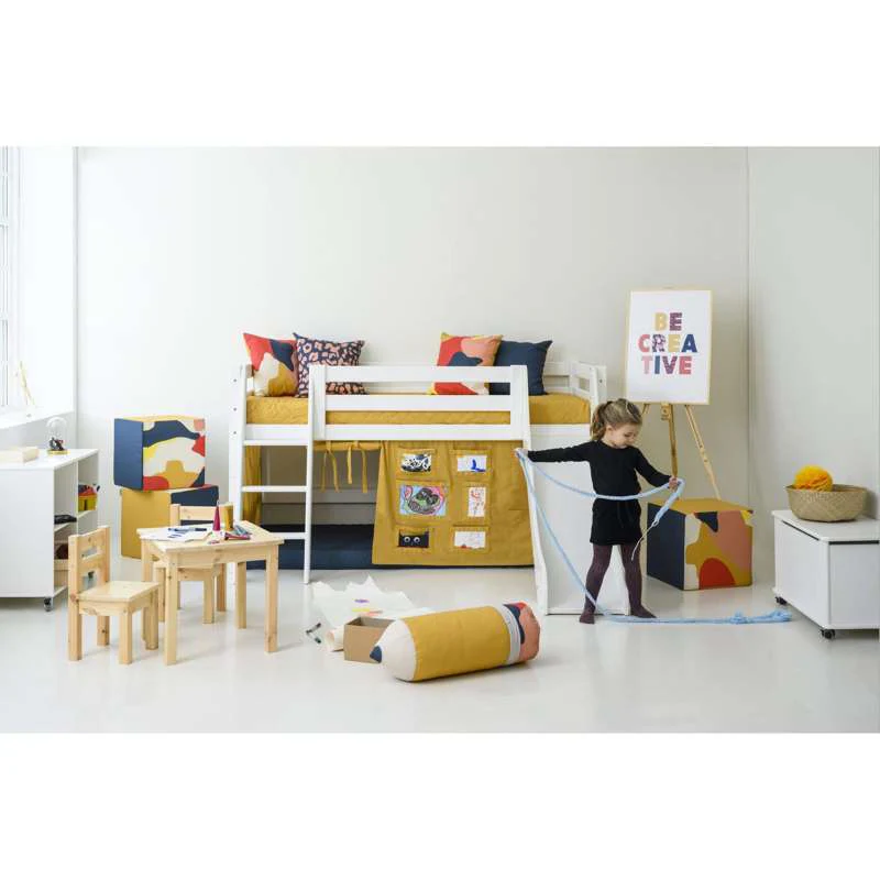Hoppekids Forhæng til Seng - CREATOR - Flere Størrelser - Autumn Yellow - Image 2