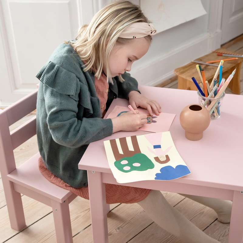Hoppekids MADS Børnestol - Pale Rose  - Image 3