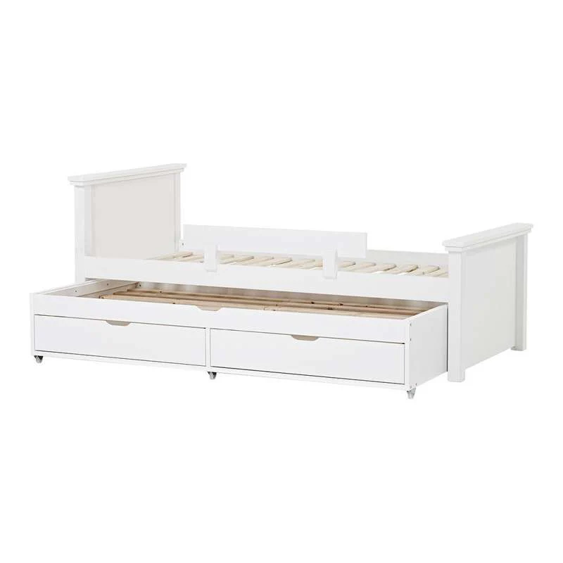 Hoppekids MAJA DELUXE - Juniorseng - 1 Høj og 1 Mellem Gavl - 90x200cm - Hvid - Image 6